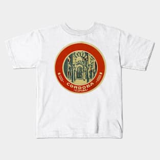 Spain Travel Andalusia Córdoba Vintage Kids T-Shirt